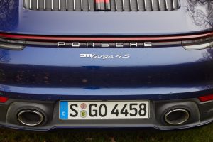 Porsche 911 Targa 4S Heck Schriftzug
